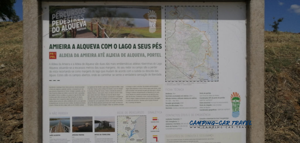 stationnement gratuit camping car Praia de amieira portugal