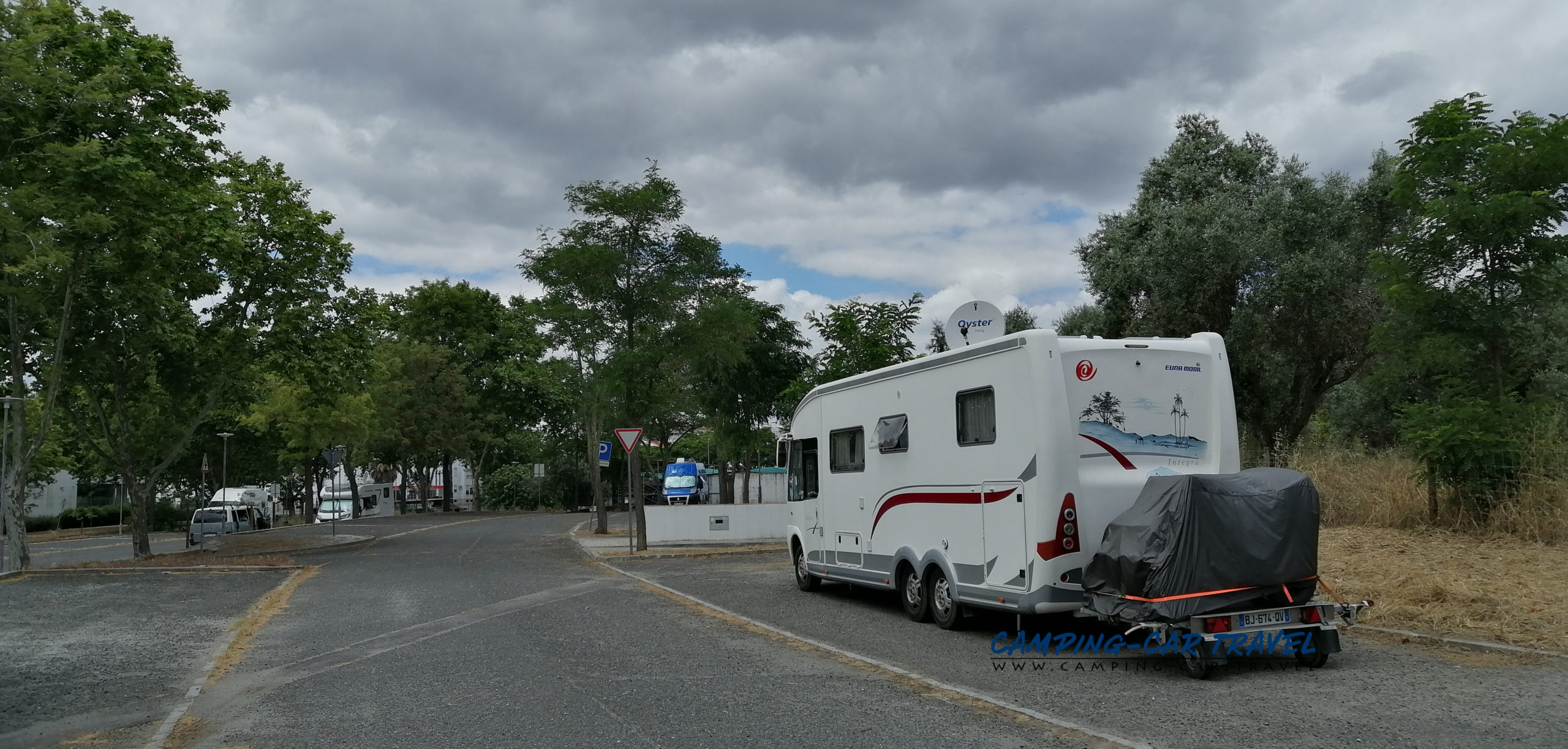 Evora aire de services au Portugal Campingcar Travel