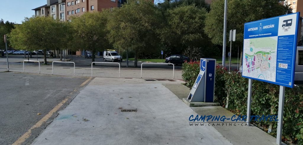 aire services camping car Pamplune Espagne Navarre