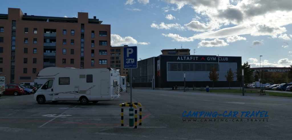 aire services camping car Pamplune Espagne Navarre