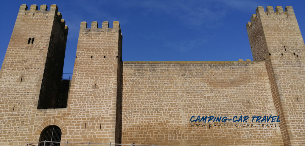 stationnement gratuit camping car Sadaba Espagne Aragon