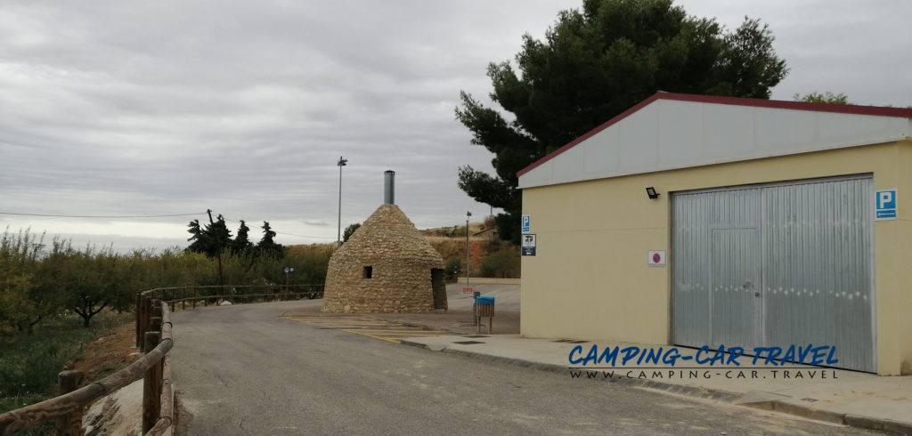 aire de services camping-cars Grisel Aragon Espagne