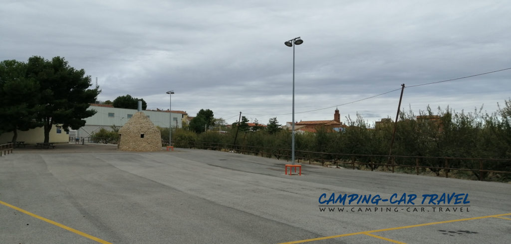 aire de services camping-cars Grisel Aragon Espagne