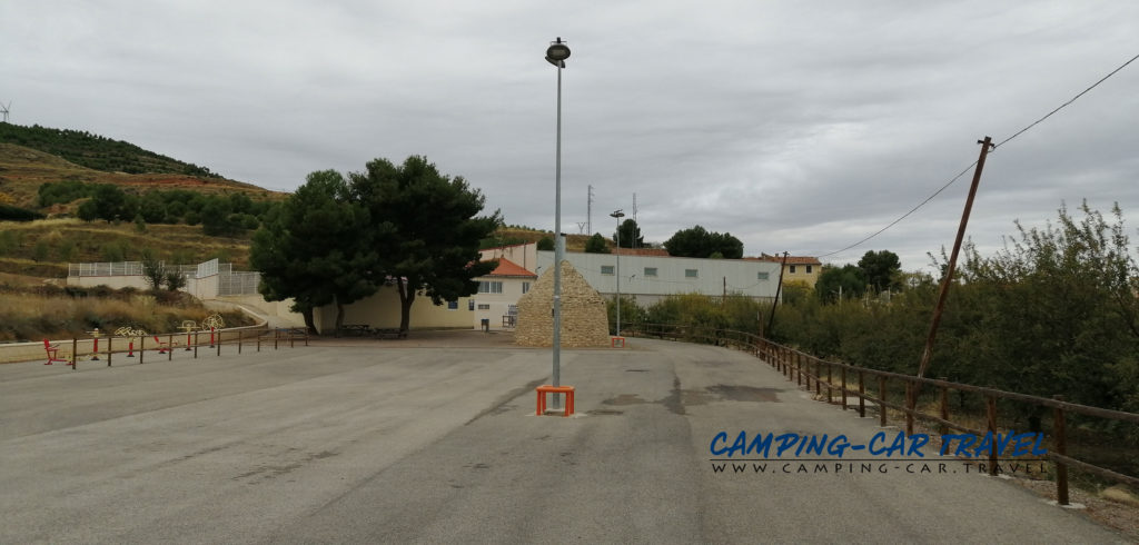 aire de services camping-cars Grisel Aragon Espagne