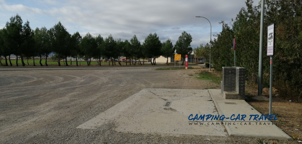 aire de services camping cars Alfamén Aragon Espagne