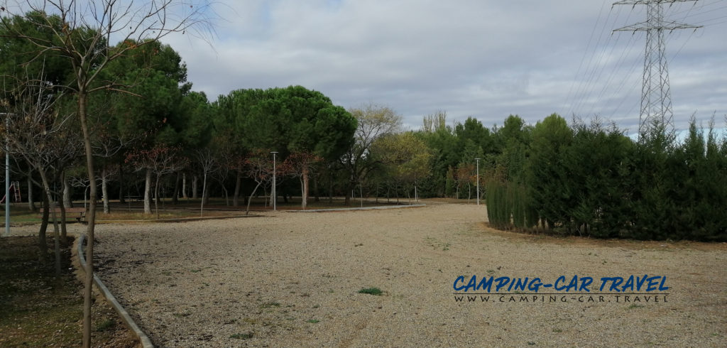 aire de services camping cars Alfamén Aragon Espagne