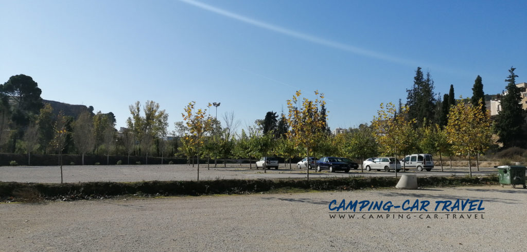 aire de services camping car Albalate del Arzobispo Aragon Espagne