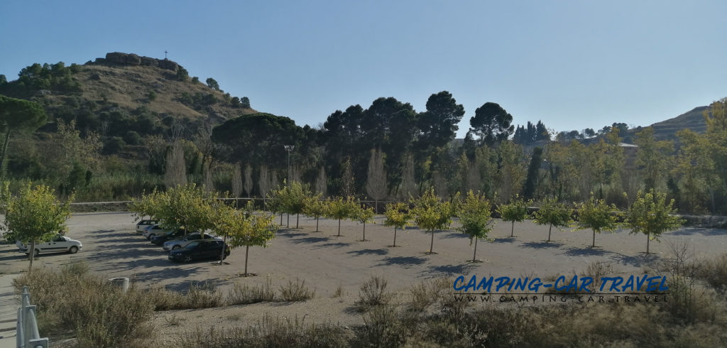 aire de services camping car Albalate del Arzobispo Aragon Espagne