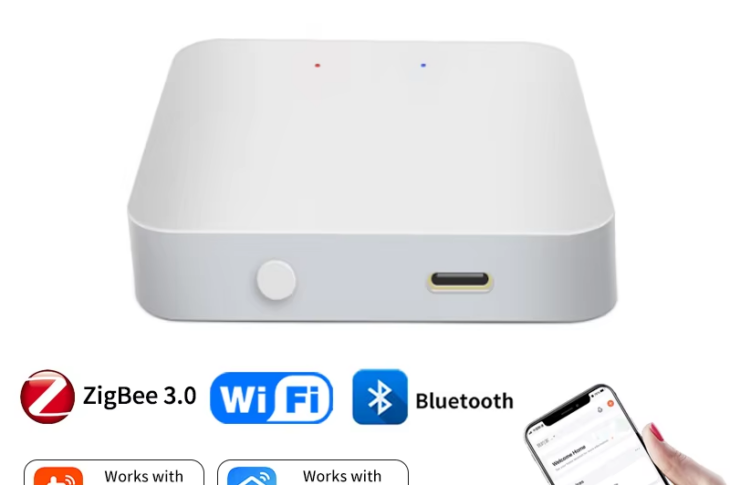 Hub Zigbee multi-modes Wi-Fi Bluetooth — installation domotique camping-car